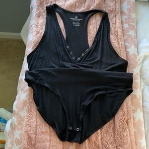 A&E Button down body suit